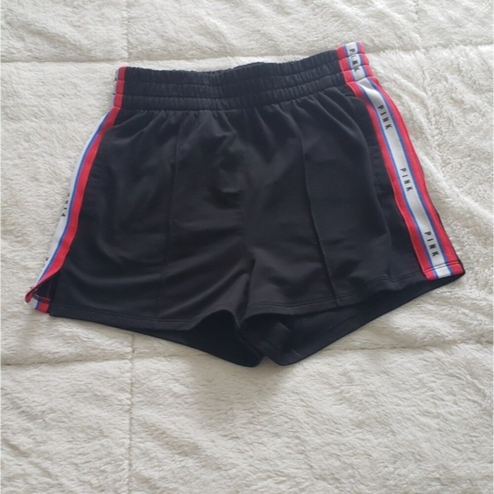 PINK Victoria Secret High-Rise Track Shorts, Size XS